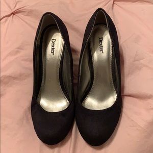 Dexter faux suede wedges